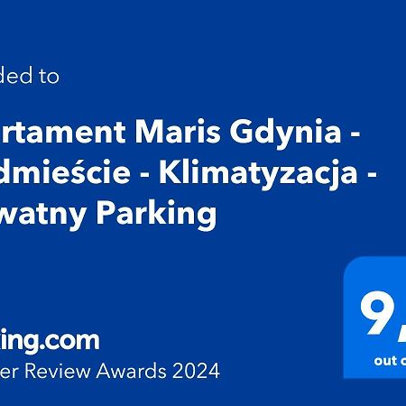 Apartament Maris Gdynia - Srodmiescie - Klimatyzacja - Prywatny Parking Экстерьер фото